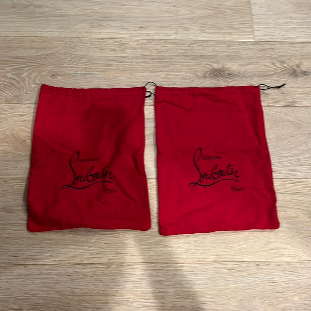 Christian Louboutin shoe dust bags